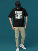 Life's A Beach - Vintage Palm Tree Emoji Men's T-shirt