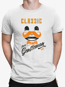 Classic Pure Gentleman - Vintage Mustache Bow Tie Men's T-shirt