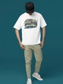 Speedway Classic - Retro Racing Car Graphic Men's T-shirt