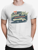 Speedway Classic - Retro Racing Car Graphic Men's T-shirt