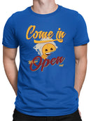 Welcome Vibes - Open Sign Emoji Graphic Men's T-shirt