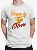 Welcome Vibes - Open Sign Emoji Graphic Men's T-shirt