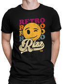 Retro Rizz - Vintage Winking Emoji Graphic Men's T-shirt