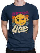 Retro Rizz - Vintage Winking Emoji Graphic Men's T-shirt