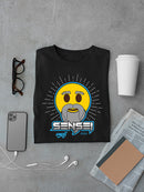 Sensei Emoji Dojo - Wise Master Retro Graphic Men's T-shirt