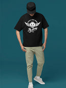 Fly Away - Retro Winged Emoji Graphic Men's T-shirt