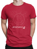Moonchild Emoji - Cosmic Smiley Starry Night Men's T-shirt