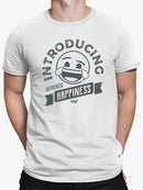 Introducing Happiness - Retro Laughing Emoji Men's T-shirt