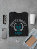 University of Life - Dark Emoji College Style Graphic Men's T-shirt