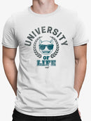 University of Life - Dark Emoji College Style Graphic Men's T-shirt