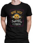 More Bass - Superior Clubbing Retro Emoji DJ Men's T-shirt
