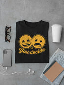 You Decide - Dual Mood Emoji Retro Graphic Men's T-shirt