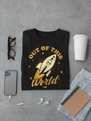 Out of This World - Alien Emoji Rocket Adventure Graphic Men's T-shirt