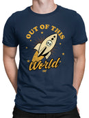 Out of This World - Alien Emoji Rocket Adventure Graphic Men's T-shirt