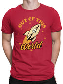 Out of This World - Alien Emoji Rocket Adventure Graphic Men's T-shirt