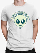 Alien Emoji Vibes Only - Retro UFO Space Graphic Men's T-shirt
