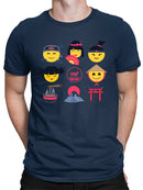 Japanese Emoji Icons - Cute Cultural Set Graphic Men's T-shirt