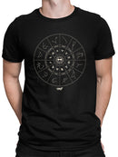 Zodiac Wheel Emoji  - Astrology Horoscope Constellation Men's T-shirt