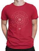 Zodiac Wheel Emoji  - Astrology Horoscope Constellation Men's T-shirt