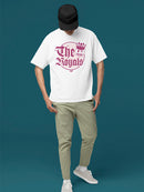 The Royals - Retro Gothic Crown Emoji Graphic Men's T-shirt