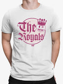 The Royals - Retro Gothic Crown Emoji Graphic Men's T-shirt