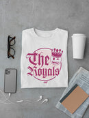 The Royals - Retro Gothic Crown Emoji Graphic Men's T-shirt