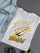 Out of This World - Alien Emoji Rocket Adventure Graphic Women's T-shirt
