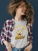 Out of This World - Alien Emoji Rocket Adventure Graphic Women's T-shirt