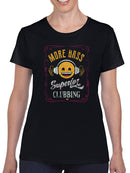 More Bass - Superior Clubbing Retro Emoji DJ Women's T-shirt