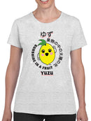 Kawaii Yuzu Citrus - Japanese Fruit Emoji Graphic Women's T-shirt