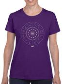 Zodiac Wheel Emoji  - Astrology Horoscope Constellation Women's T-shirt