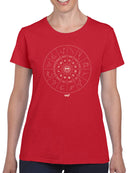 Zodiac Wheel Emoji  - Astrology Horoscope Constellation Women's T-shirt