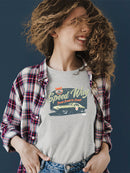 Speedway Classic - Retro Racing Car Graphic Women's T-shirt
