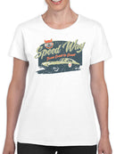 Speedway Classic - Retro Racing Car Graphic Women's T-shirt