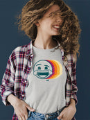 Laughing Layers - Retro Emoji Aesthetic Graphic Women's T-shirt
