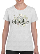 The Tribe - Vintage Emoji Crew Unity Graphic Women's T-shirt