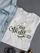 The Tribe - Vintage Emoji Crew Unity Graphic Women's T-shirt