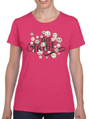 The Tribe - Vintage Emoji Crew Unity Graphic Women's T-shirt