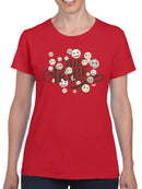 The Tribe - Vintage Emoji Crew Unity Graphic Women's T-shirt