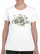 The Tribe - Vintage Emoji Crew Unity Graphic Women's T-shirt