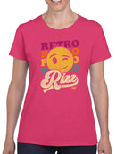 Retro Rizz - Vintage Winking Emoji Graphic Women's T-shirt