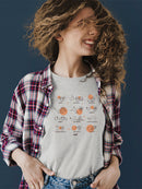 Celestial Zodiac Emoji - Astrology Horoscope Constellation Women's T-shirt