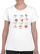 Celestial Zodiac Emoji - Astrology Horoscope Constellation Women's T-shirt