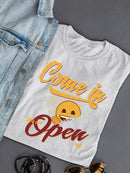 Welcome Vibes - Open Sign Emoji Graphic Women's T-shirt