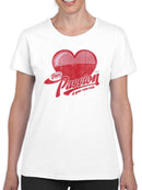 Pure Passion Emoji - Bold Heart Graphic Women's T-shirt