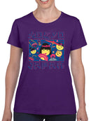 Japanese Streetwear Emoji - Geisha, Sushi, Ramen, Fuji Women's T-shirt
