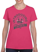 Introducing Happiness - Retro Laughing Emoji Women's T-shirt