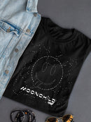 Moonchild Emoji - Cosmic Smiley Starry Night Women's T-shirt