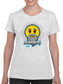 Sensei Emoji Dojo - Wise Master Retro Graphic Women's T-shirt