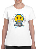 Sensei Emoji Dojo - Wise Master Retro Graphic Women's T-shirt